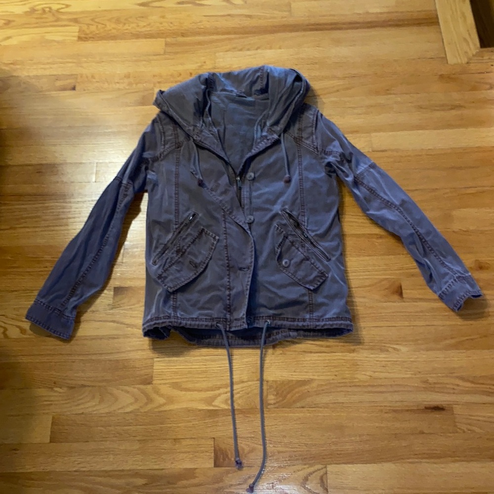 Small American Eagle Outfitters Mauve/Purple Jacket with a Removable Vest